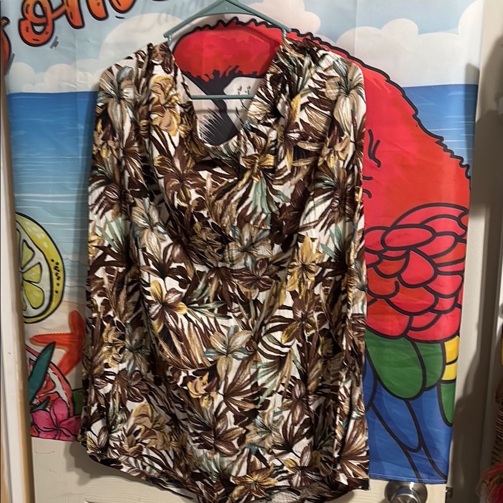 Floral Print Women's Skirt & Top